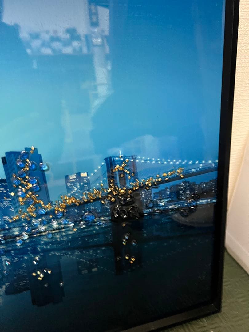 美品！壁掛け夜景絵画装飾アート