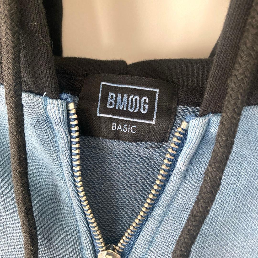 BMSG ツートンジップパーカー　BLUE 　 　BASIC