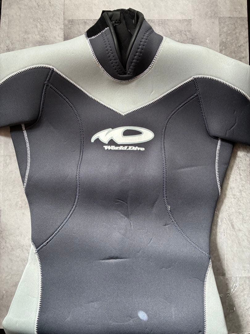 world dive ウェットスーツ 9M オプションファスナー付き