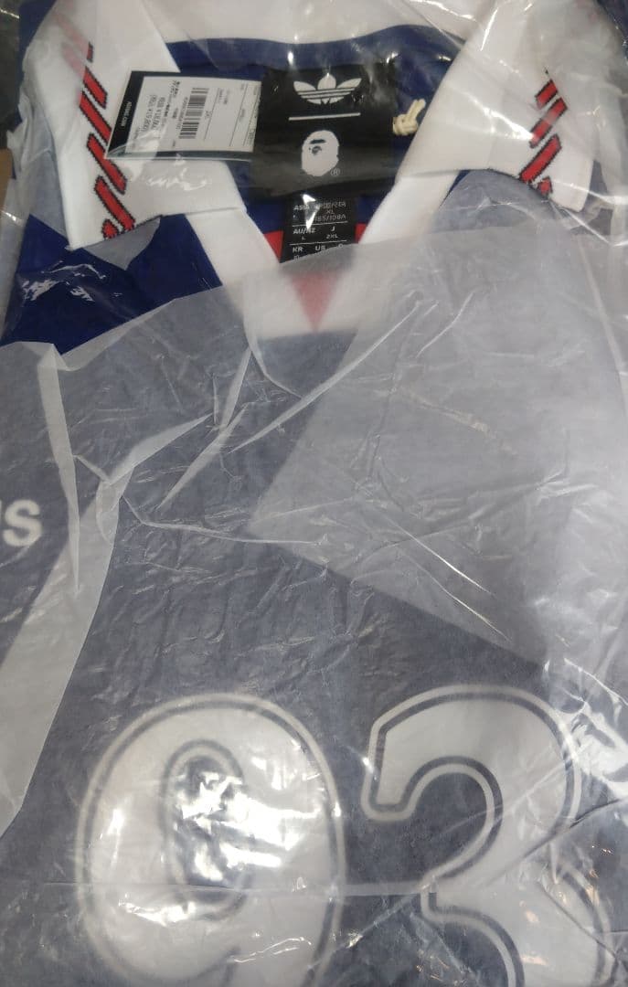 ウェア A BATHING APE x adidas Flame Jersey L