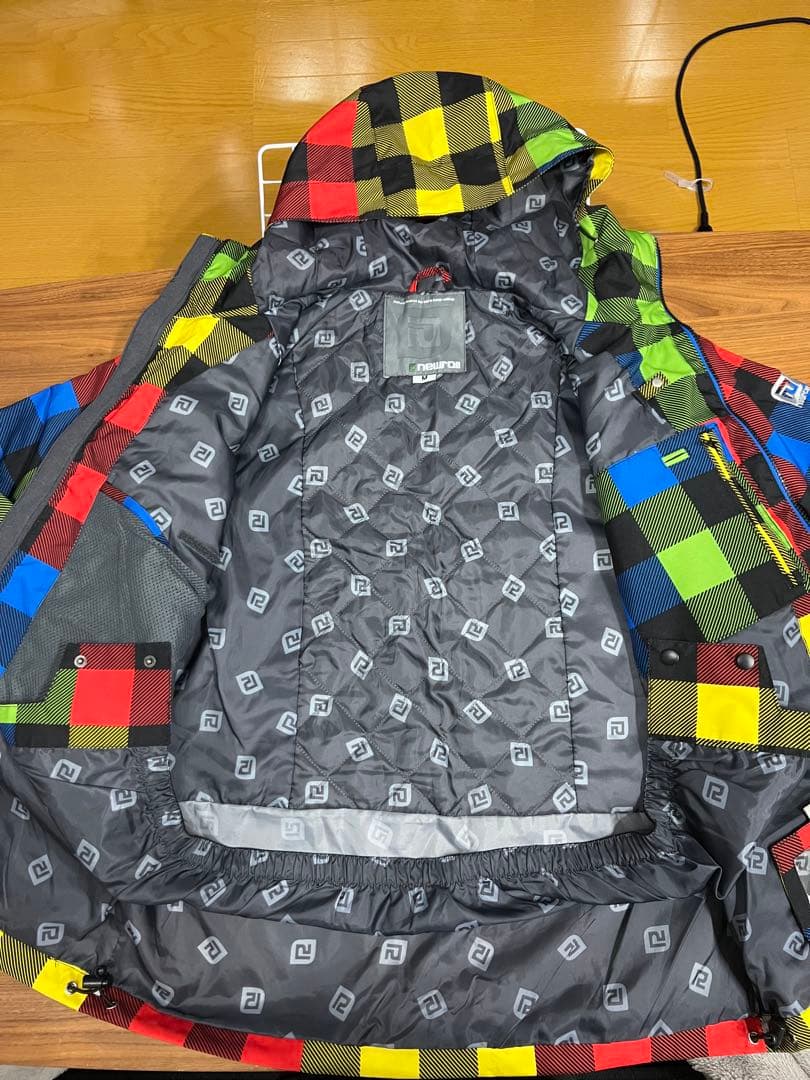 newrail マルチカラー スノーボードウェア M ズボン　L セット
