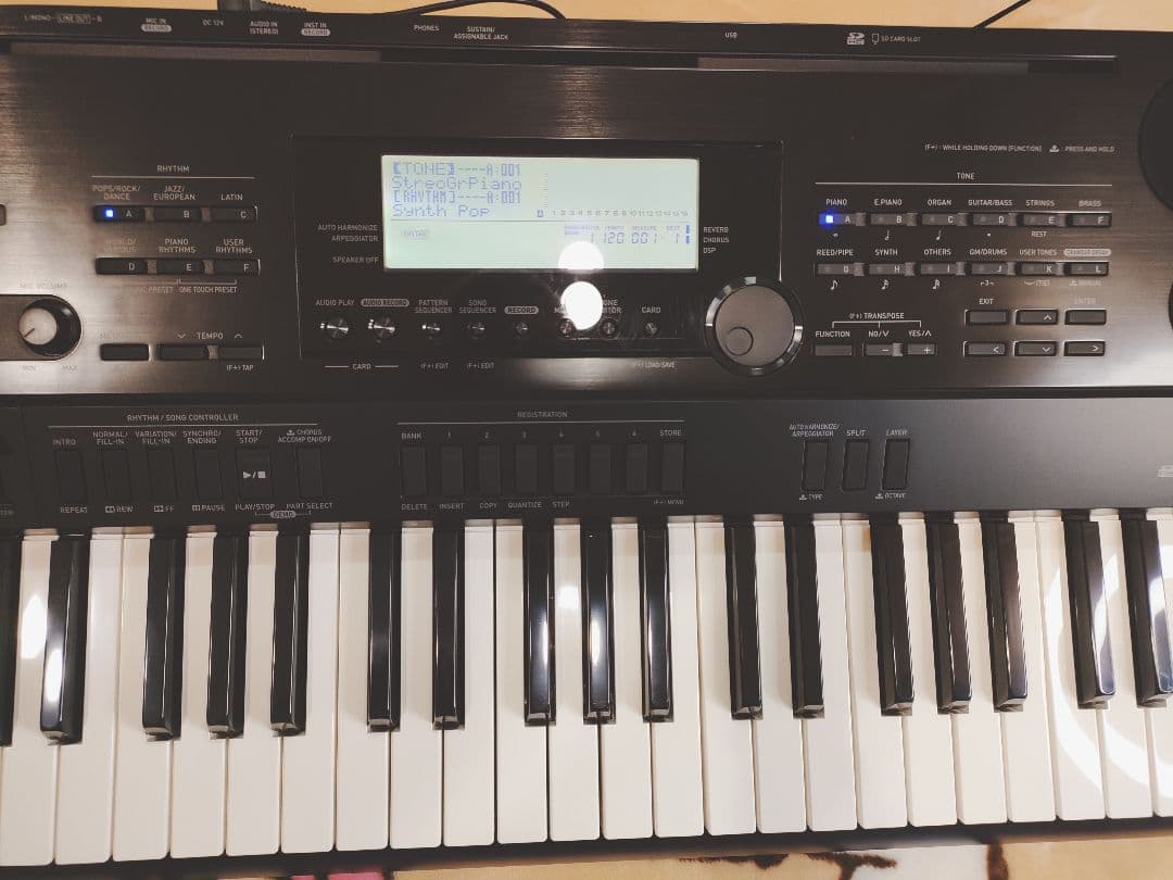 CASIO CTK-7000 61鍵 ブラック