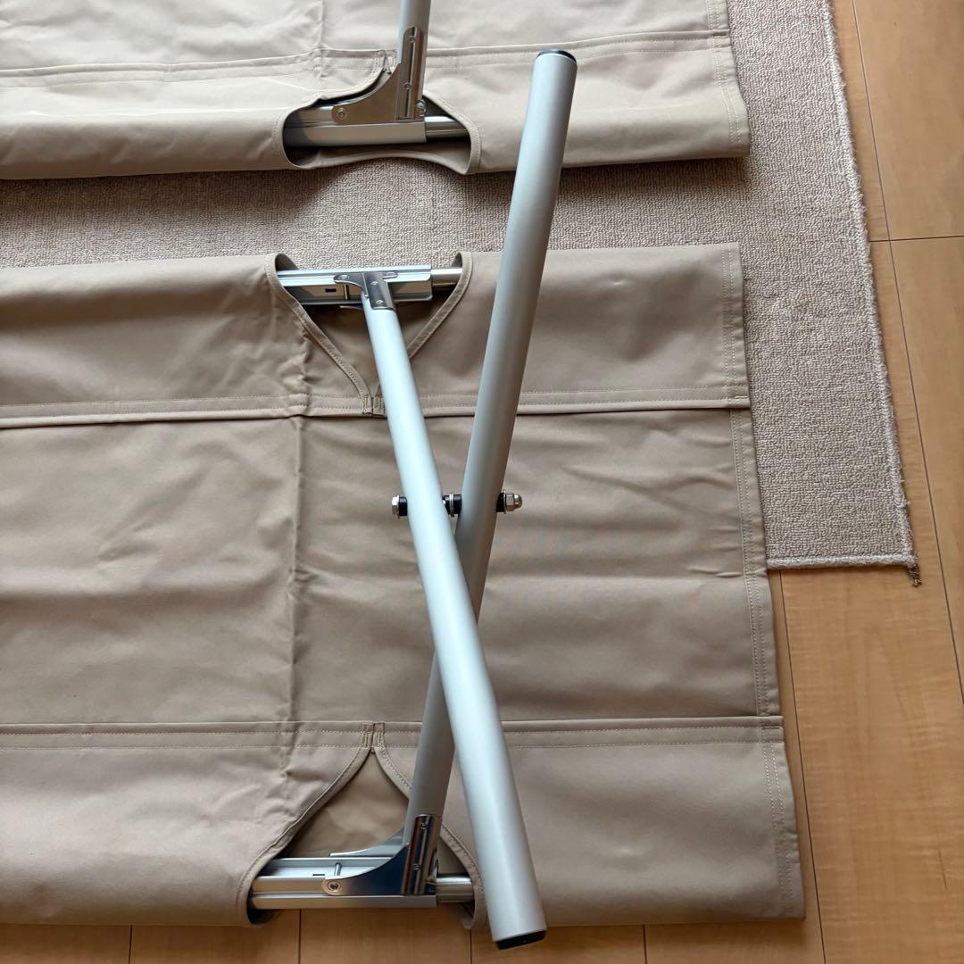 【美品/2脚セット】スノーピーク ハイテンションコット 床面保護カバー付