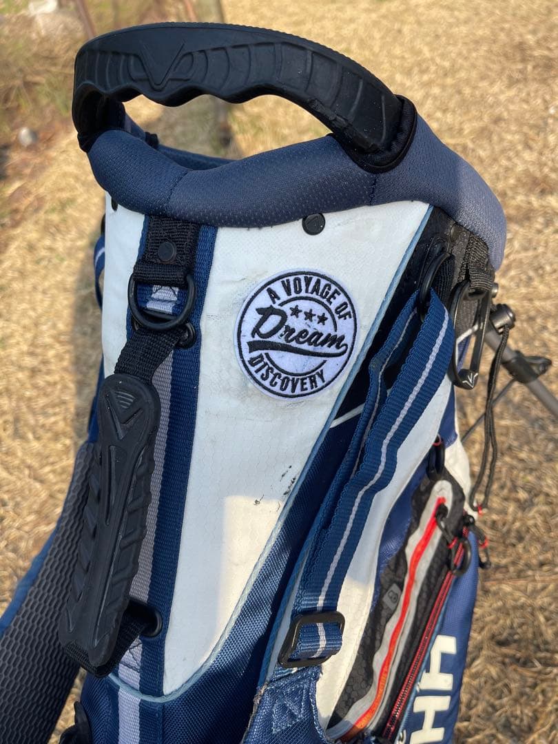 【希少品】BIG BERTHA キャディバッグ スタンド付き ネイビー