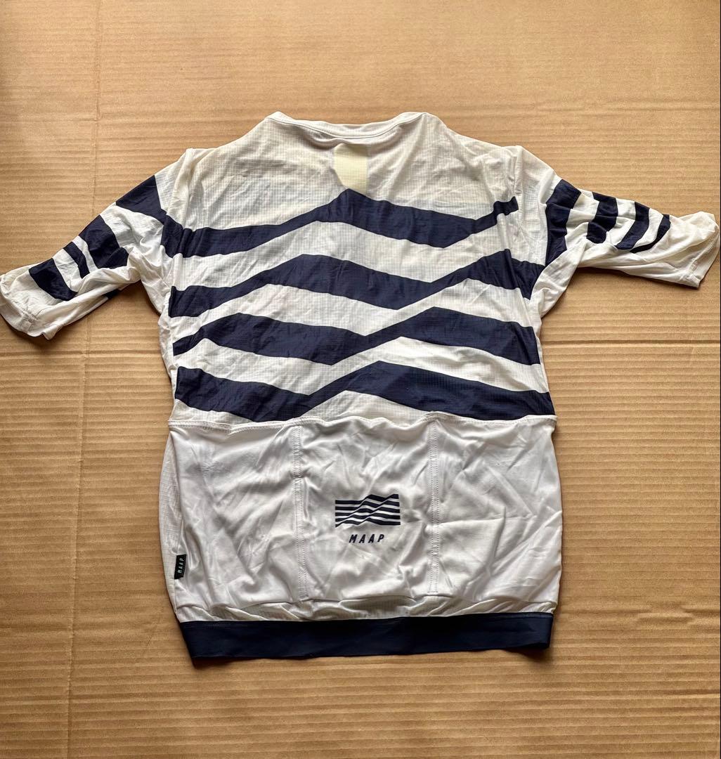  PRO FIT JERSEYサイクルジャージ ホワイト/ネイビー