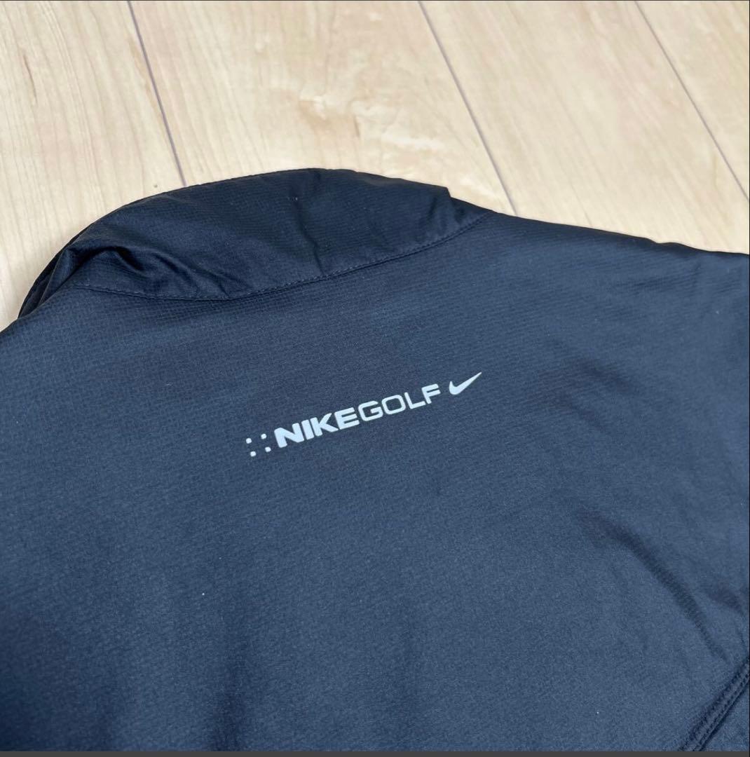 NIKE GOLF 2way 中綿 ジャケット L 黒 ダブルジップ 美品