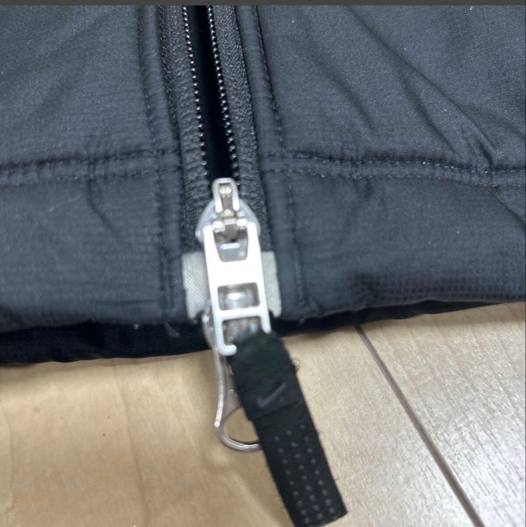 NIKE GOLF 2way 中綿 ジャケット L 黒 ダブルジップ 美品