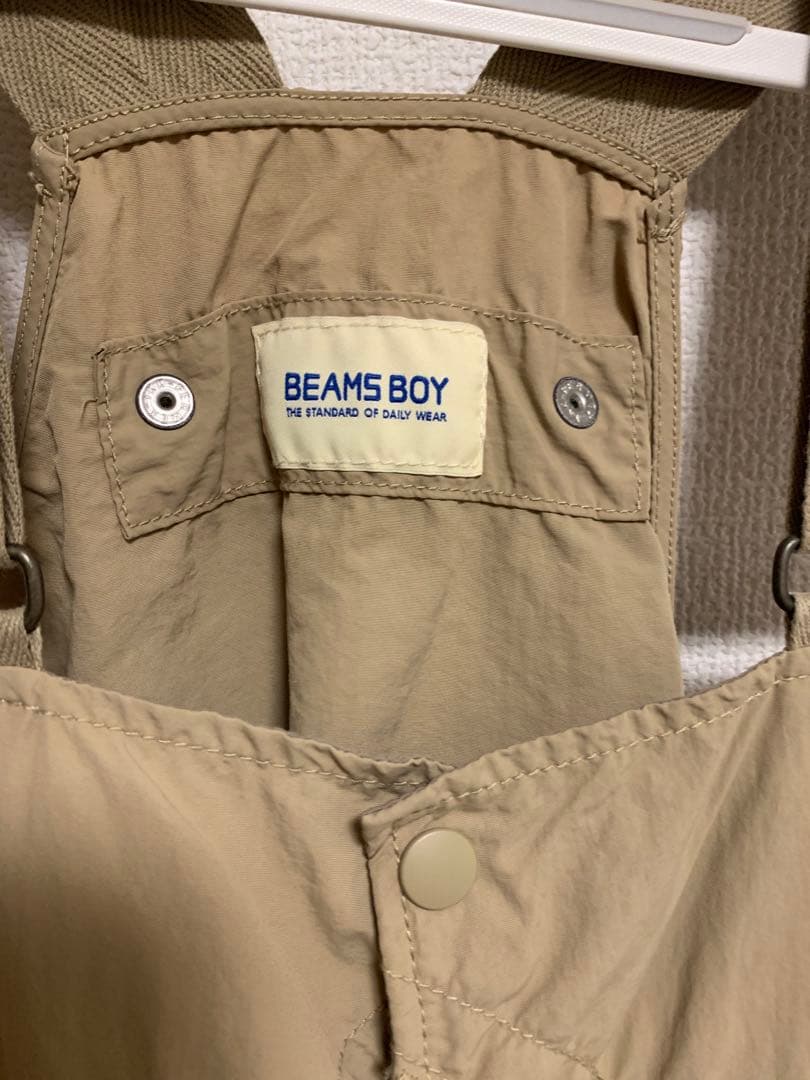 BEAMS BOY フィッシングベスト ベージュ