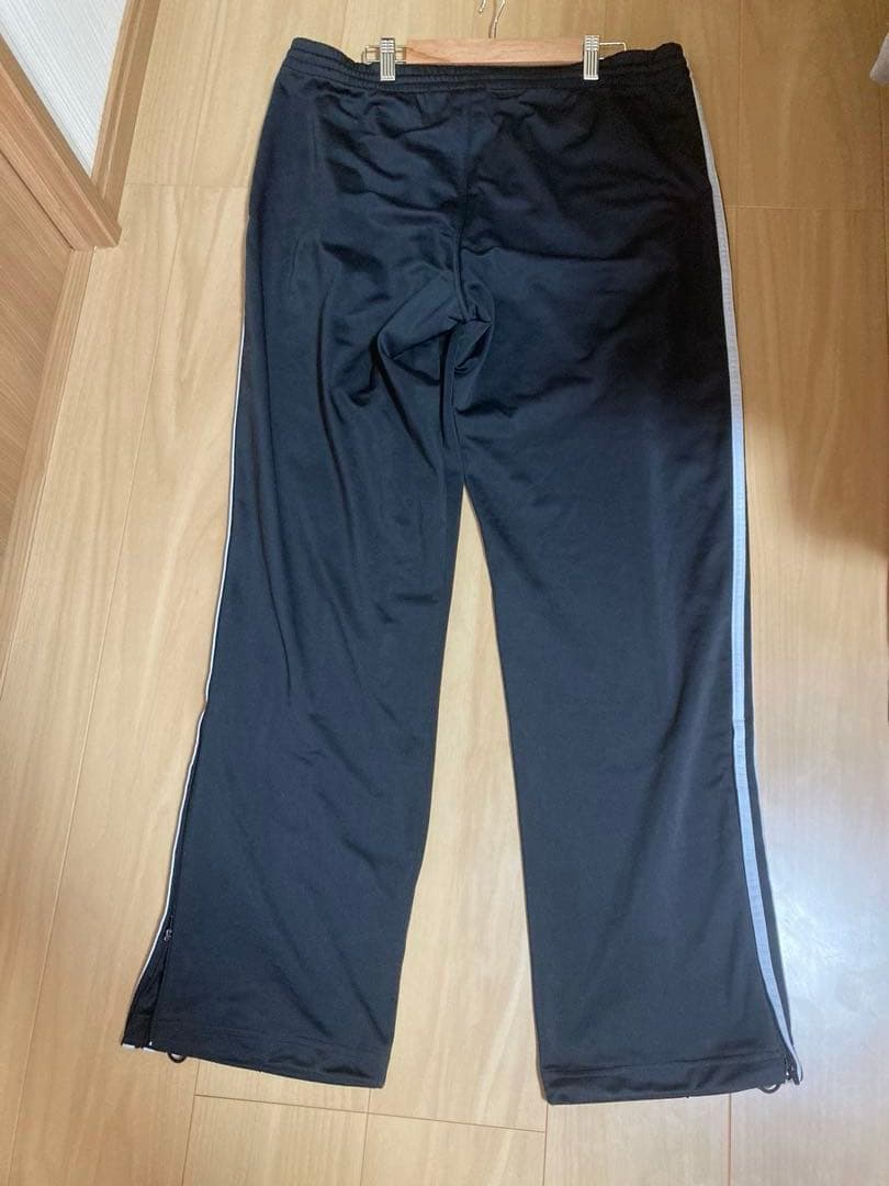 00s adidas アディダス　トラックパンツ　ワイドストレート　黒