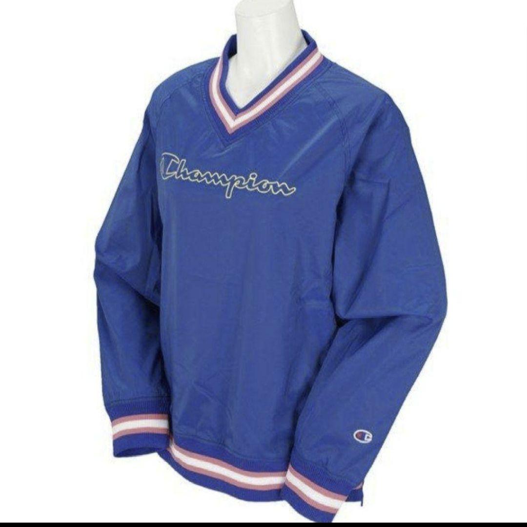 新品 L Champion USA golf jacket プロ着用モデル 青色