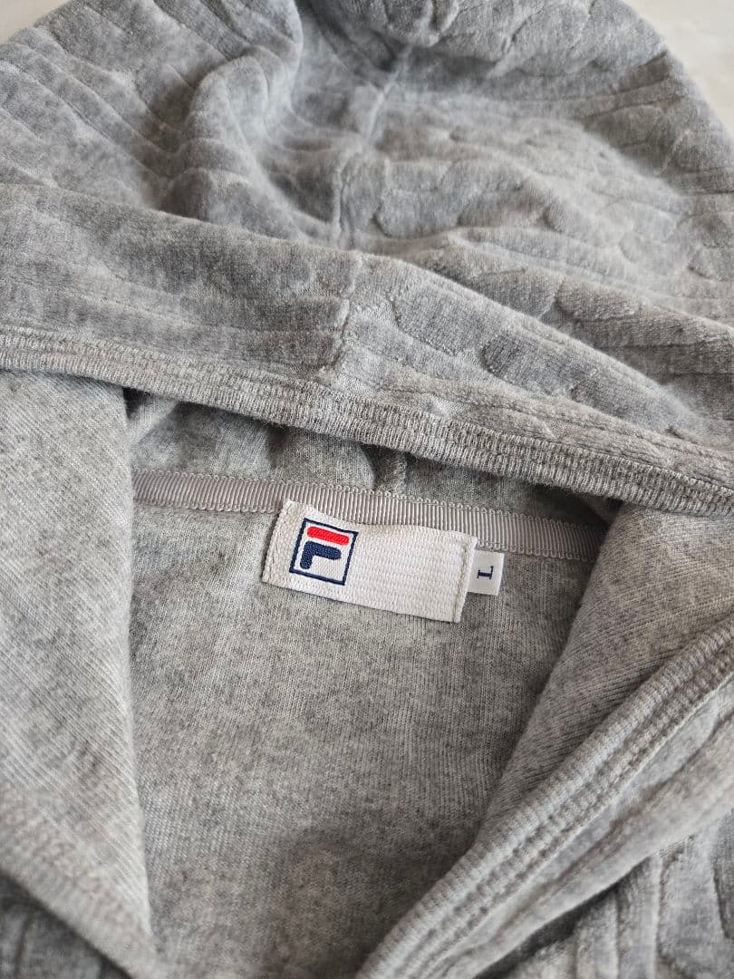 ク*ズ様 【FILA】ベロアトラックジャケットL&スコートXL　上下2点セット