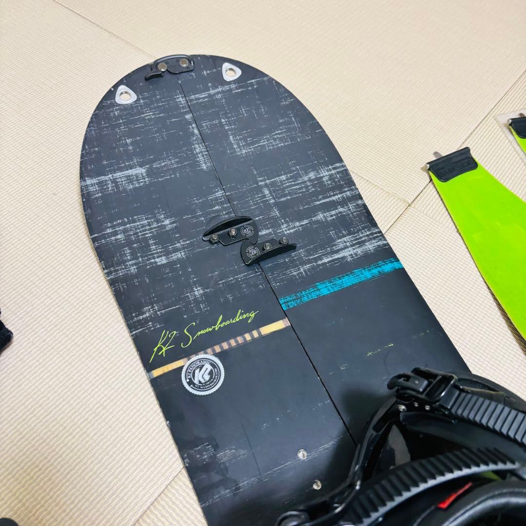 K2 Panoramic 158cm スプリットボード + ビンディング セット