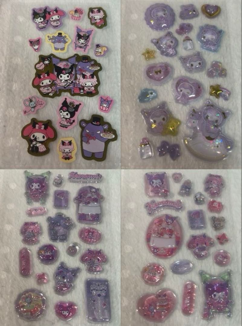 サンリオ ボンボンドロップシール 完成品　シール帳　引退品　うるちゅルシール