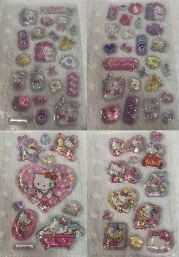 サンリオ ボンボンドロップシール 完成品　シール帳　引退品　うるちゅルシール