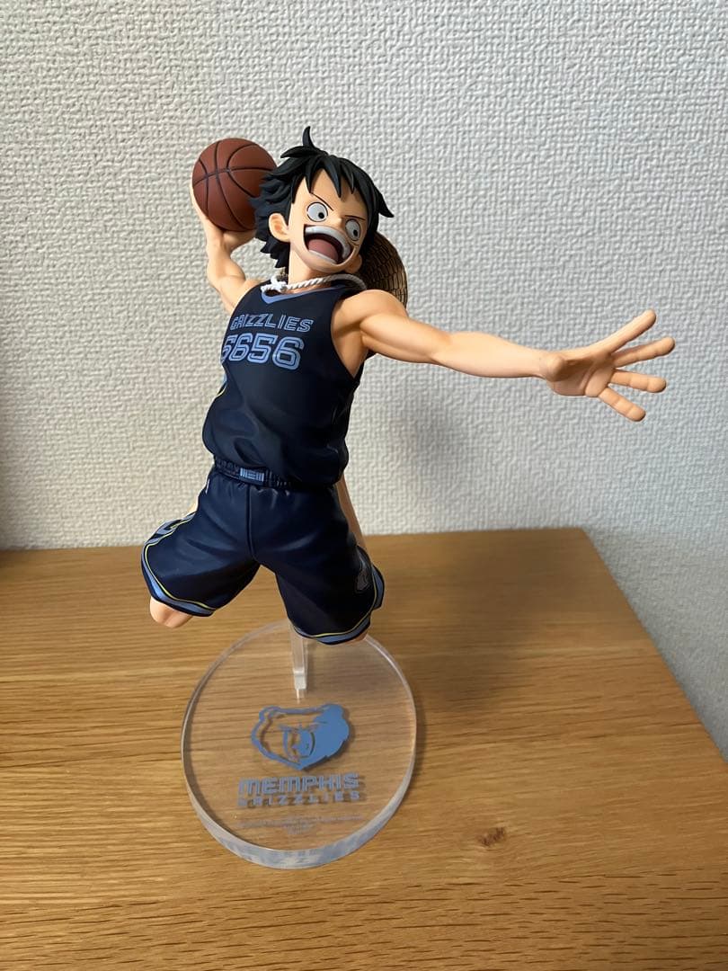 ONEPIECE NBA ルフィ フィギュア メンフィス•グリズリーズ