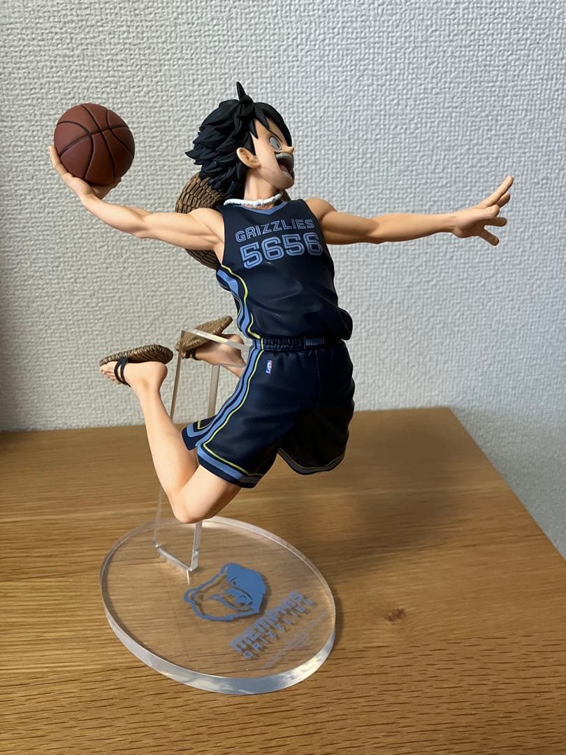 ONEPIECE NBA ルフィ フィギュア メンフィス•グリズリーズ
