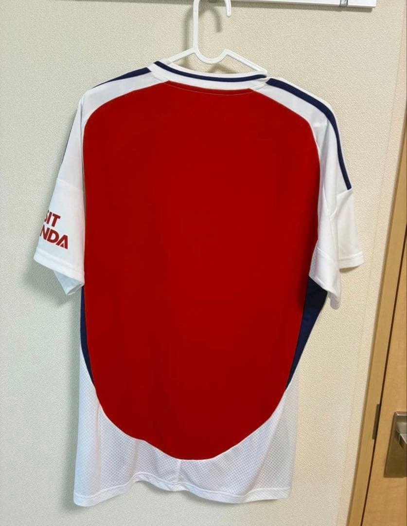 国内正規品　アーセナル サッカーシャツ 赤/白　24/25