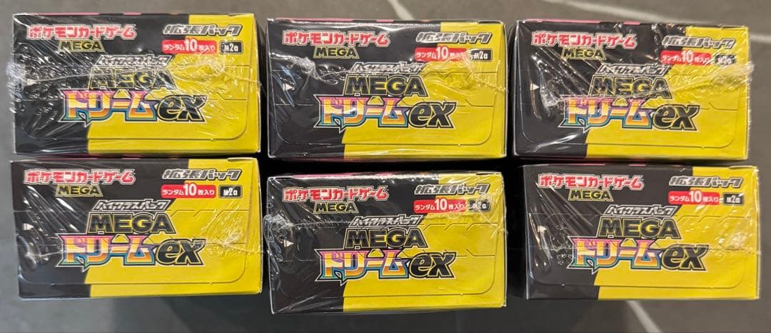 ポケモンカード MEGAドリームex 6BOX シュリンク付き新品未開封