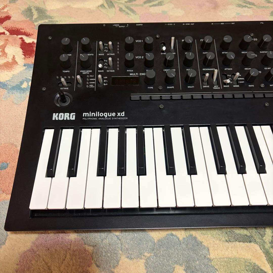 保証期間内　箱＆ケース付き【動作確認済み美品】KORG minilogue xd