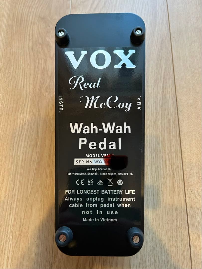 VOX VRM-1 REAL MCCOYワウペダル