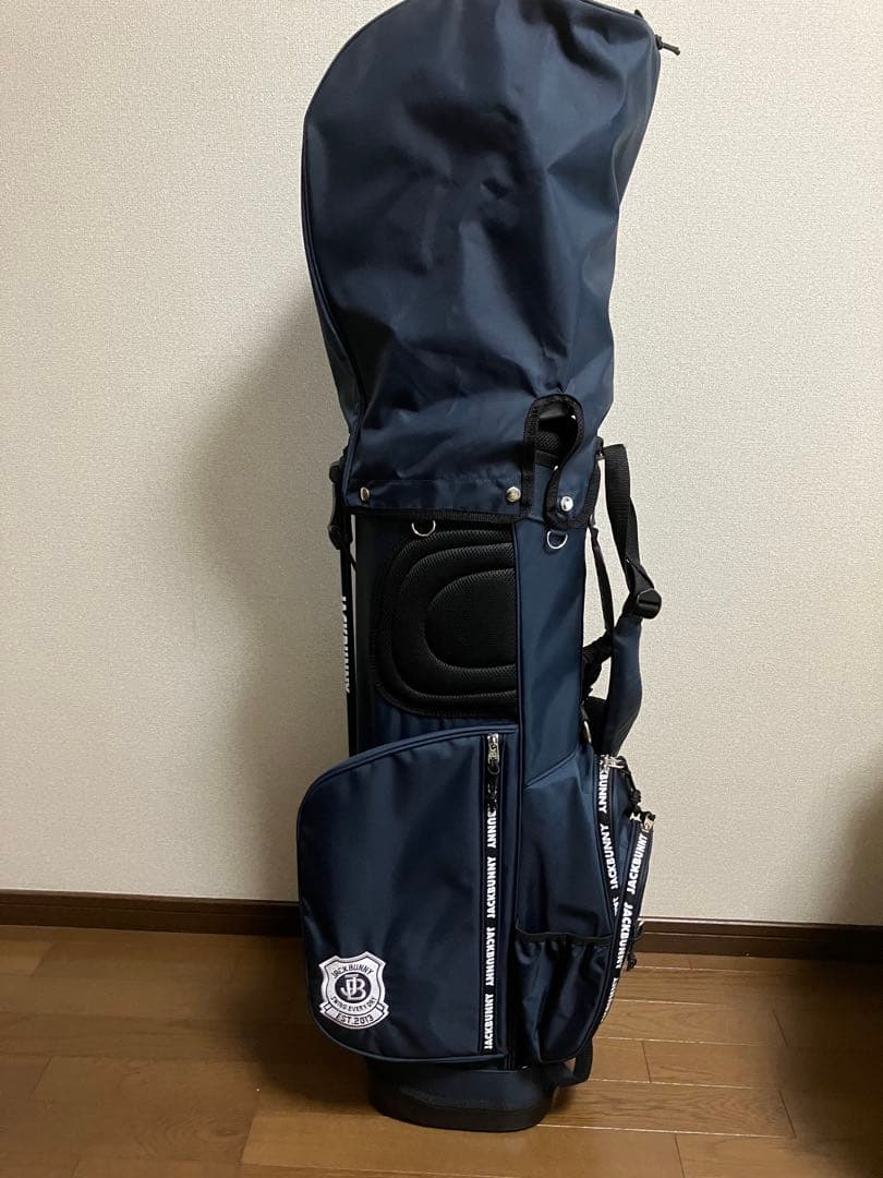 ★JACK BUNNY 軽量キャディバッグ ネイビー　美品！