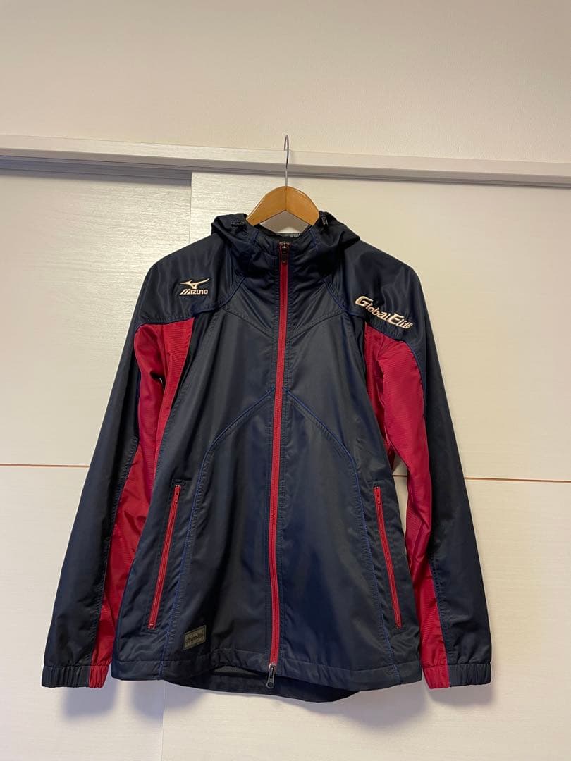【美品】ミズノグローバルエリート　ナイロン 上下 セットアップ M