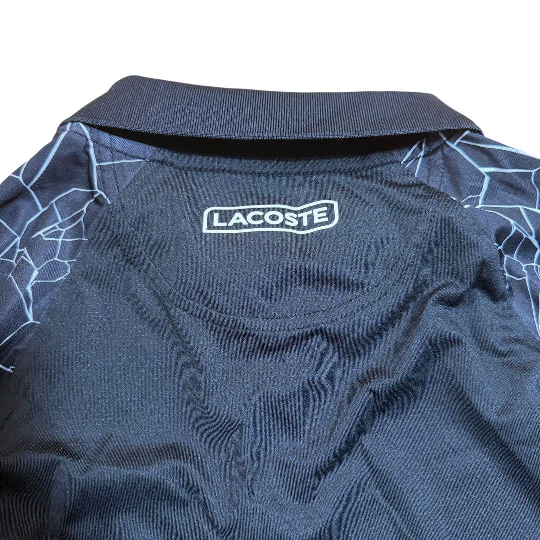 【極美品】 LACOSTE ジョコヴィッチ テニス ポロシャツ ブラック S