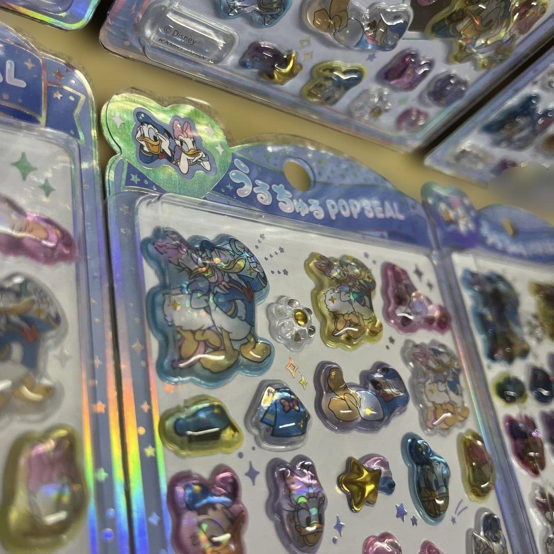 ドナルドデイジー うるちゅるポップシール×10枚セット♬まとめ売り ディズニー