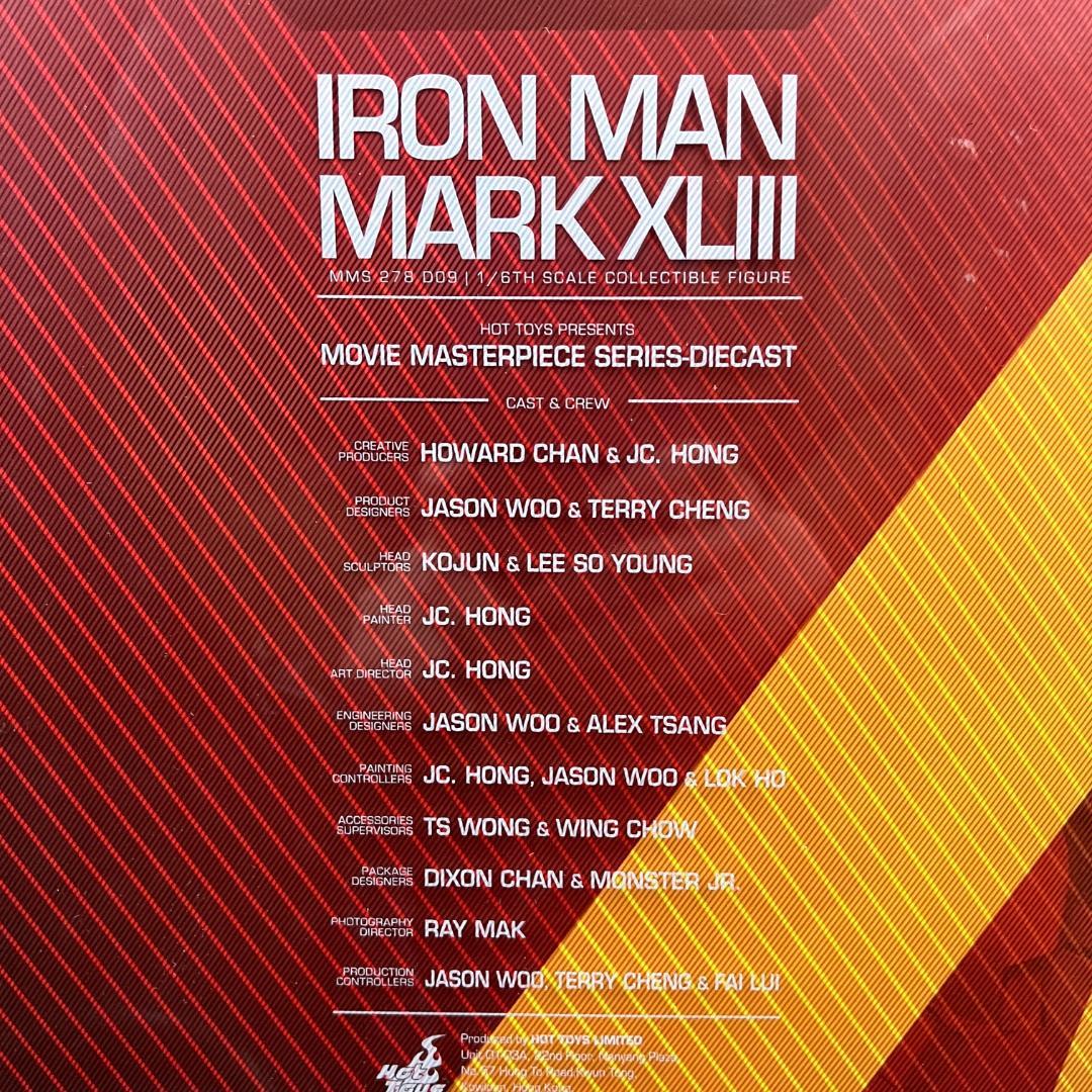 01 ムービー・マスターピース DIECAST アイアンマン・マーク43 箱入