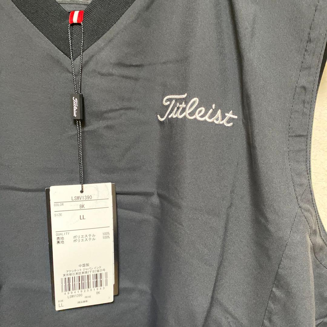 Titleist ブラック ノースリーブベスト LE