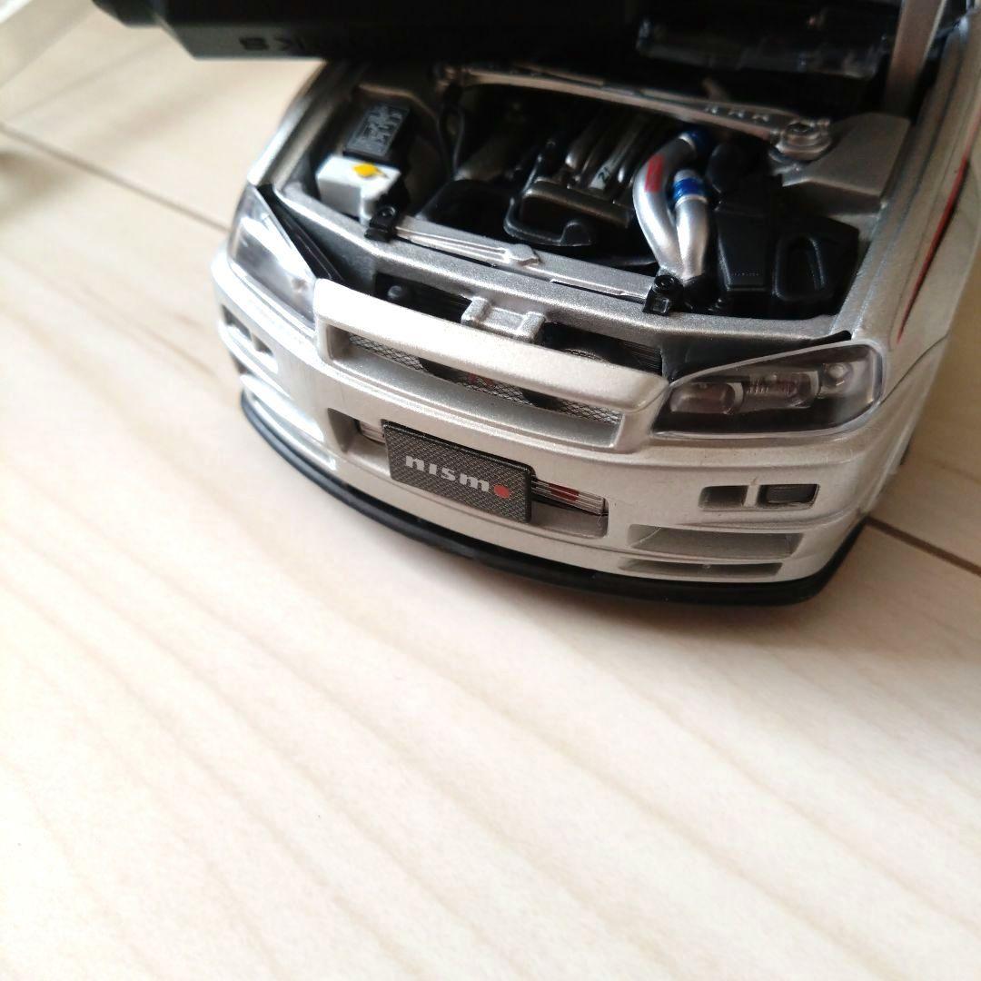 ホットワークス　スカイラインR34 NISMO　GT-R Z-Tune 1/24