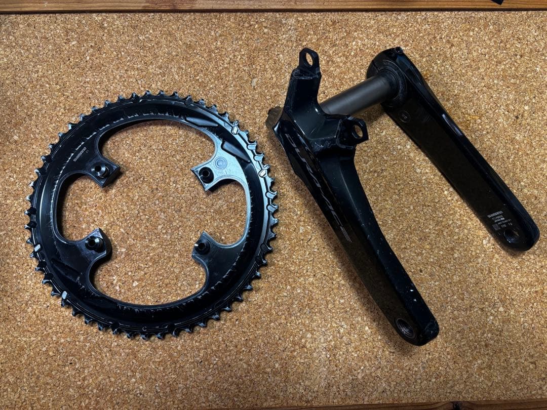 シマノDURA-ACE FC-R9200 クランク170mm54Tチェーンリング