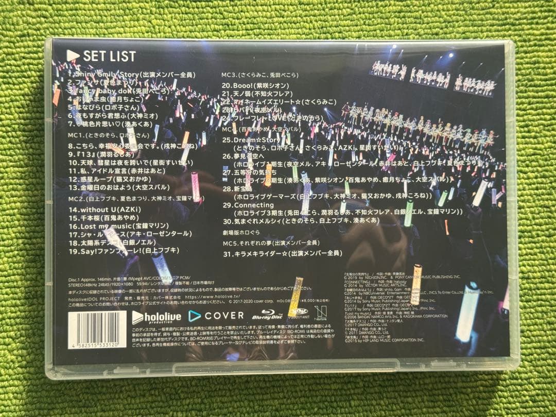 希少 ホロライブ hololive 1st fes. 銀テープ Blu-ray