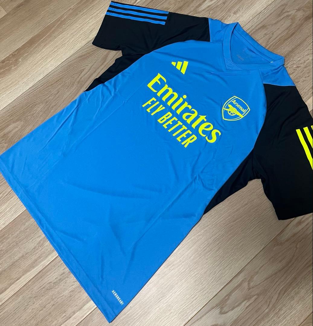 adidas アーセナル　トレーニングシャツ　プレマッチシャツ　プラシャツ　新品