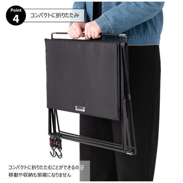 ハンギングラック 2段 サイドテーブル 室内 屋外 グリーン MIP-72N01