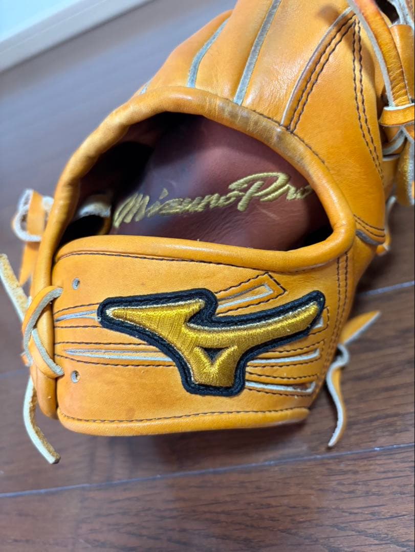 Mizuno Pro 硬式グローブ イエロー　坂本勇人モデル