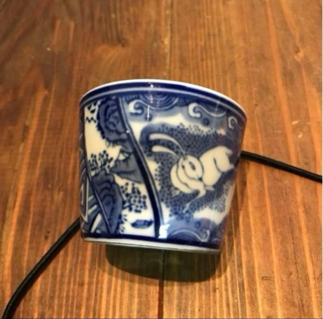 美品　古伊万里　波兎　蕎麦猪口　ソバ猪口　そばちょこ　向付　うさぎ　時代物