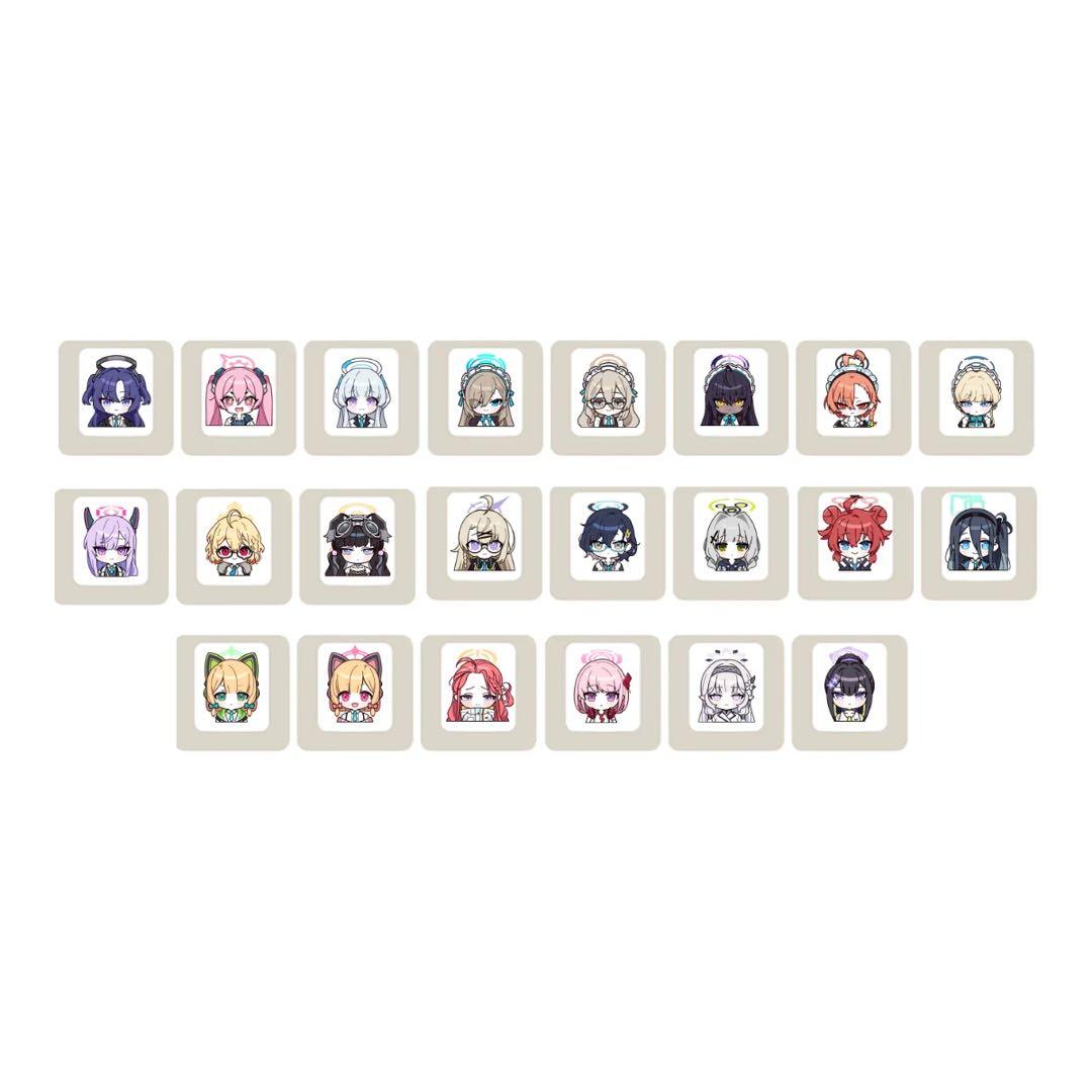 ふもコレ×ブルーアーカイブ キーキャップセット(フルセット合計22個入)
