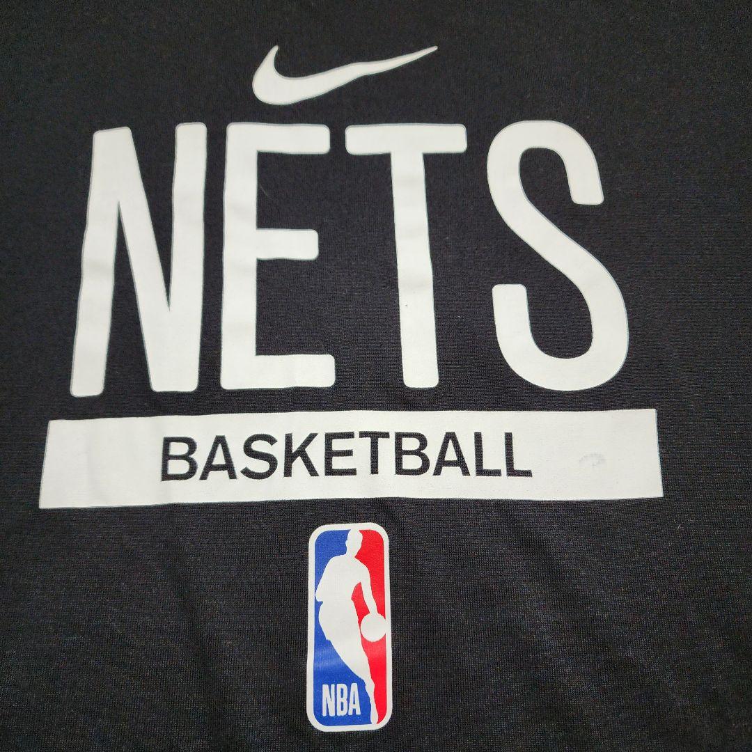 ブルックリンネッツ NBA 23シーズン選手支給品 プラクティスTシャツ 黒 L