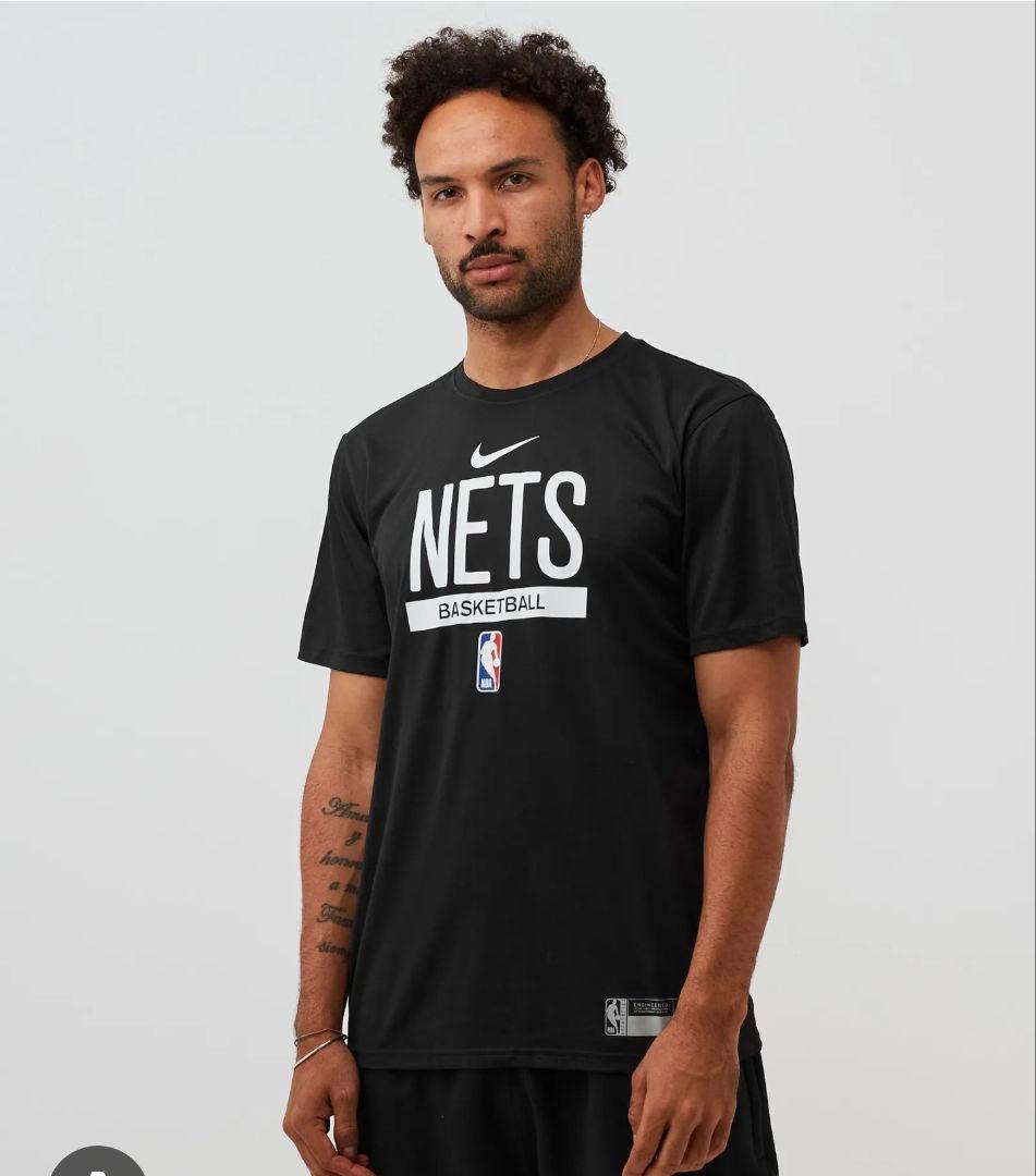 ブルックリンネッツ NBA 23シーズン選手支給品 プラクティスTシャツ 黒 L