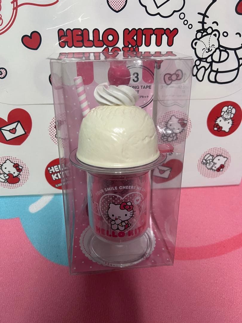 サンリオ★ハローキティフロートマスキングテープ　クリームソーダ　喫茶