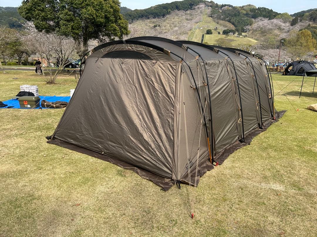 タラスブルバ グラムキャタピラー2ルームシェルター 、グランドシート付 美品