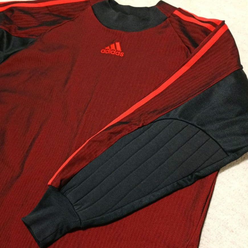 adidas 長袖 キーパー シャツ y2k 2002
