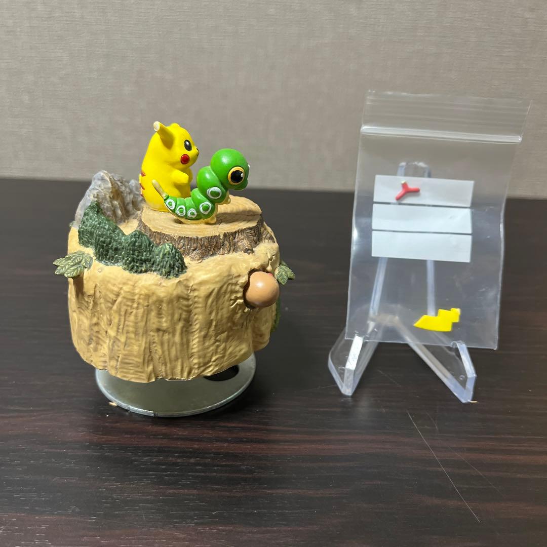 ポケモン　オルゴール　ピカチュウ、キャタピー、ディグダ　当時品