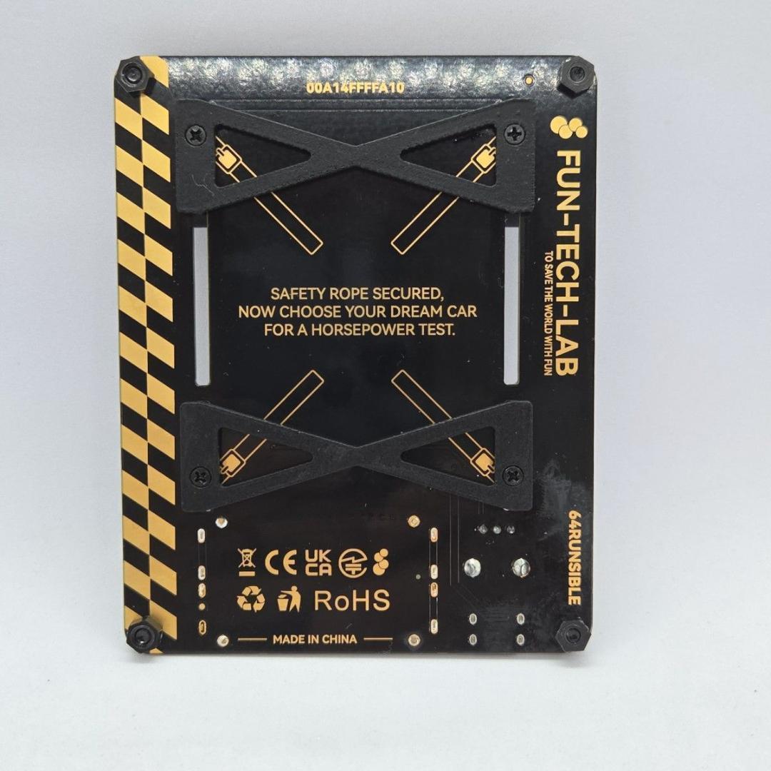 ランシブル64 ミニカー用 シャシーダイナモ 電池 Type-c ホットウィール