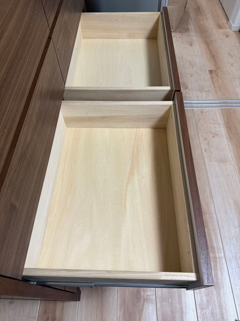 ウォールナット 6段チェスト