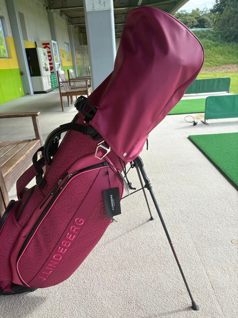J.LINDEBERG キャディバッグ スタンド付き9型 送料無料　値下げ交渉可