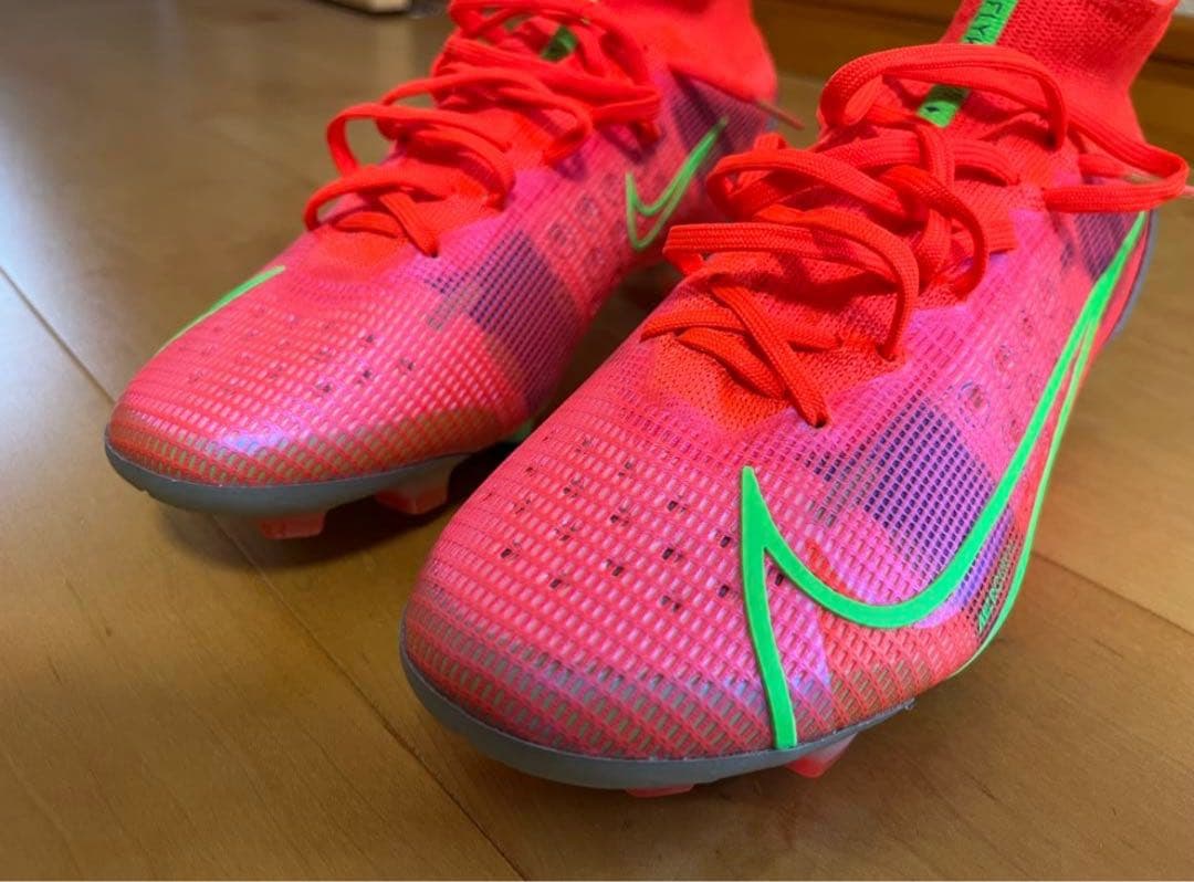Nike Mercurial サッカーシューズ ピンク/グリーン