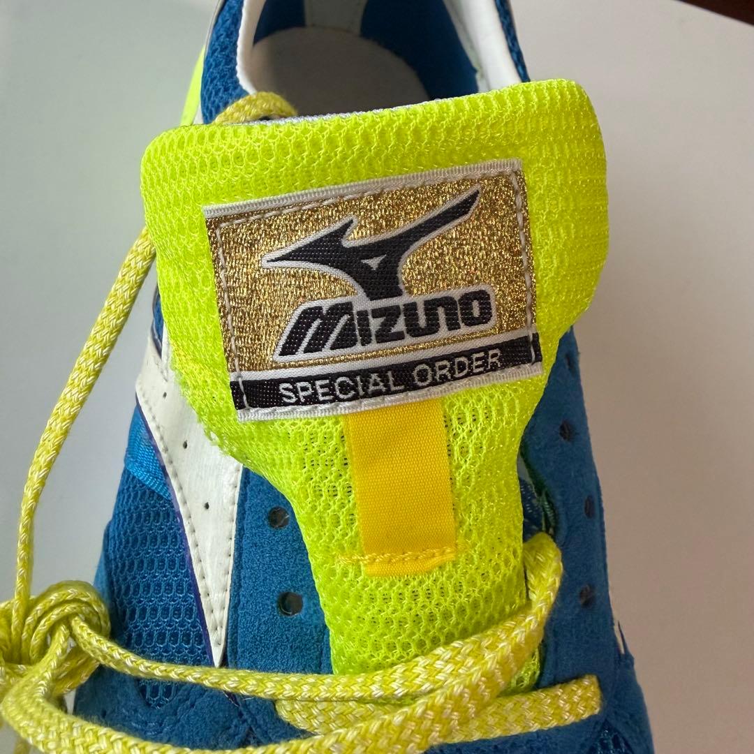 【未使用】MIZUNO ランニングシューズ 青/黄　陸上競技