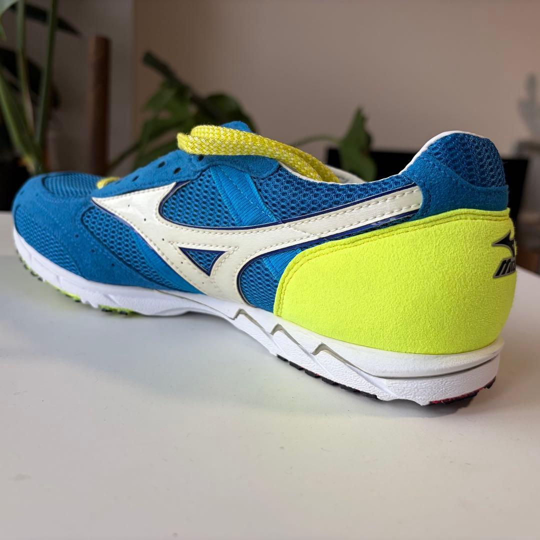 【未使用】MIZUNO ランニングシューズ 青/黄　陸上競技